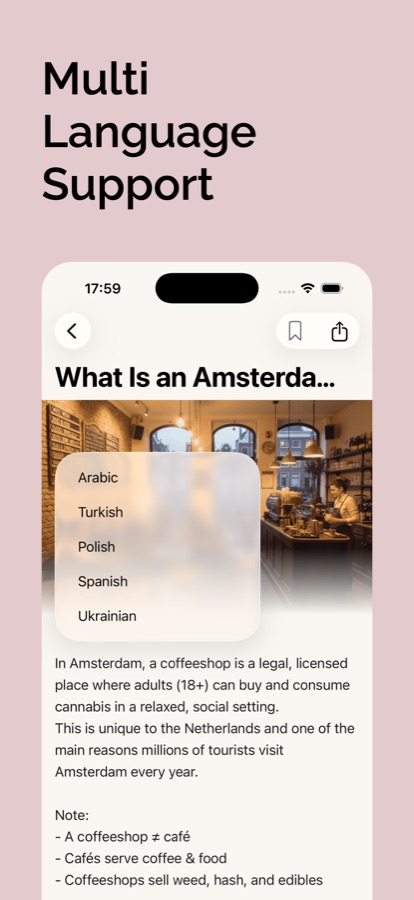 NLExpats iPhone events screen